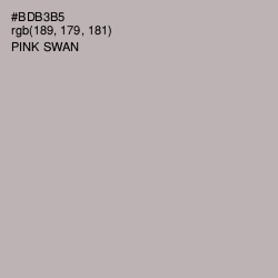 #BDB3B5 - Pink Swan Color Image